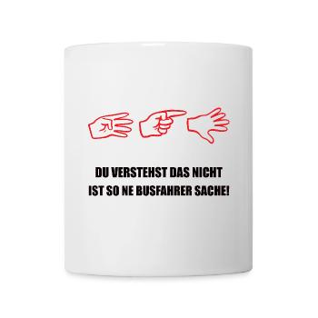 415 Busfahrer Syndrom - Lustiger Gruß für Fahrer - Tasse - Weiß - Vorne