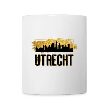 Utrecht Netherlands Holland Skyline City Gold - Mug - white - Front