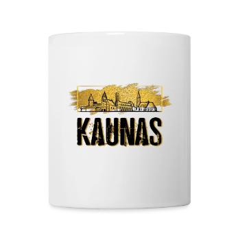 Kaunas Lithuania Skyline City Home Love Gold - Mug - white - Front
