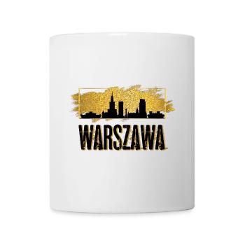 Warsaw Warszawa Poland City Skyline Home Gold - Mug - white - Front