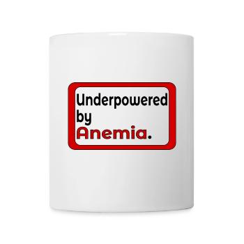 anémie ferriprive - Faible puissance - Mug blanc - blanc - Devant