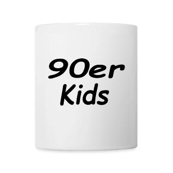 90er Kids - Tasse - Weiß - Vorne