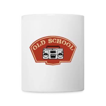 Old school - Mug blanc - blanc - Devant