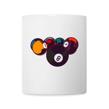 Billiards 8 Ball - Mug - white - Front