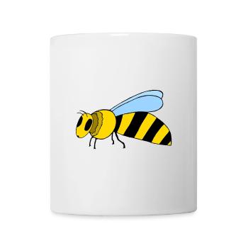Abeille - Mug blanc - blanc - Devant