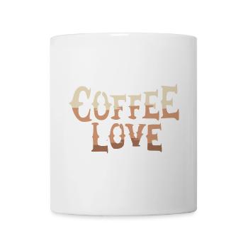 Coffee Love – Stylized Font - Mug - white - Front