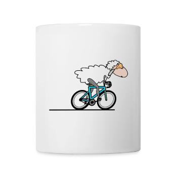 Rennrad Radfahren - Tasse - Weiß - Vorne