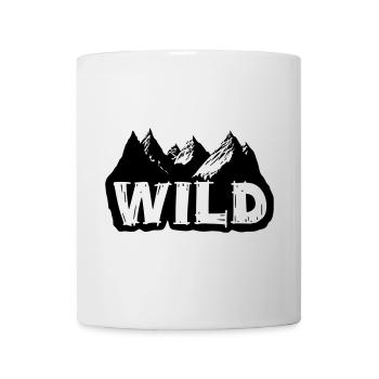 Into the Wild [Schwarz] - Tasse - Weiß - Vorne