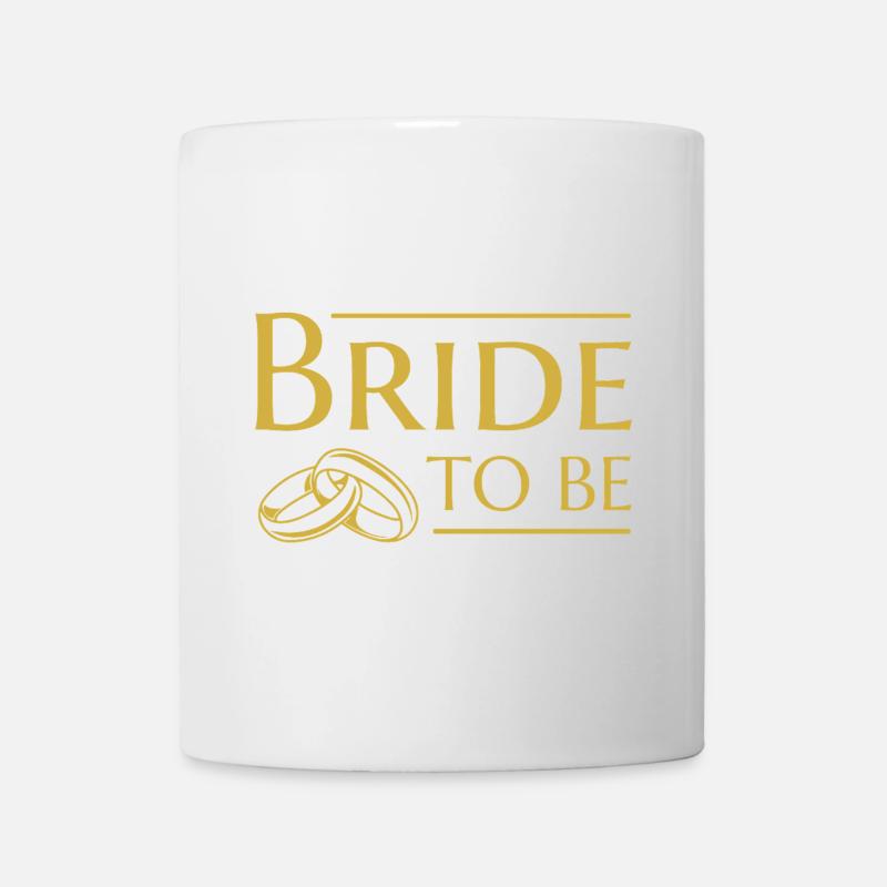 Braut Hochzeit Verlobte - Tasse - Weiß