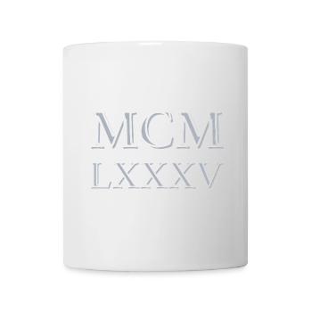 Roman numerals 1985 - MCMLXXXV - Mug - white - Front