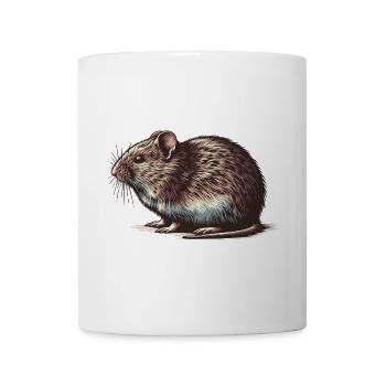Wühlmaus - Tasse - Weiß - Vorne