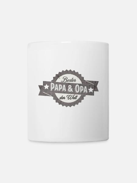 Best Daddy & Grandpa in the World Saying Father's Day - Mug - white