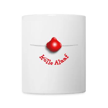 Nez de clown – Kölle Alaaf - Mug blanc - blanc - Devant