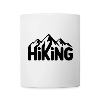 Wandern Typografie - Wandern Design - Tasse - Weiß - Vorne