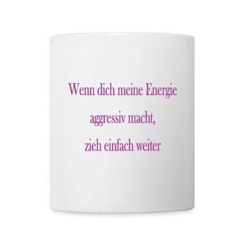 Energie - Tasse - Weiß - Vorne