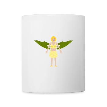 Summer Sunflower Fairy Fantasy Art - Mug - white - Front