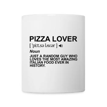 Pizza Lover Meaning - Mug - white - Front