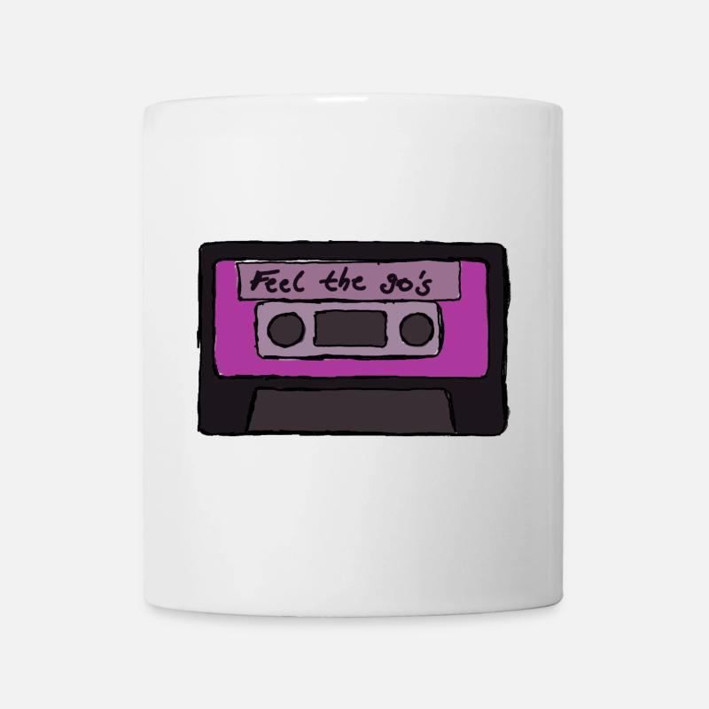 Feel the 90s - Tasse - Weiß