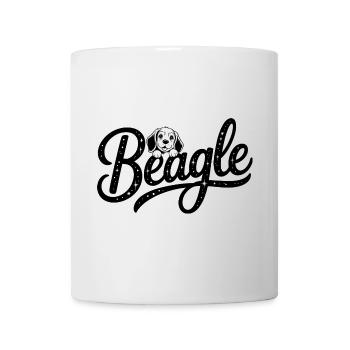 Beagle - Logo d’animal de compagnie cool - Mug blanc - blanc - Devant