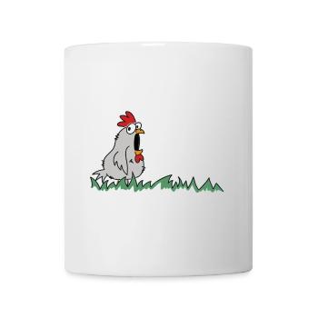 Poule Diva de la Ferme - Mug blanc - blanc - Devant