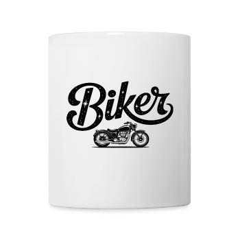 Biker - Cool Bike Logo - Mug - white - Front