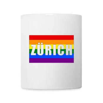 Zurich Pride Rainbow Flag - Mug - white - Front