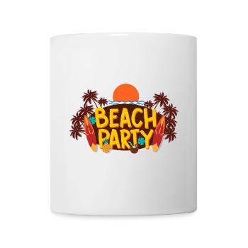 Beach Party – Sommer, Sonne & Surfvibes - Tasse - Weiß - Vorne