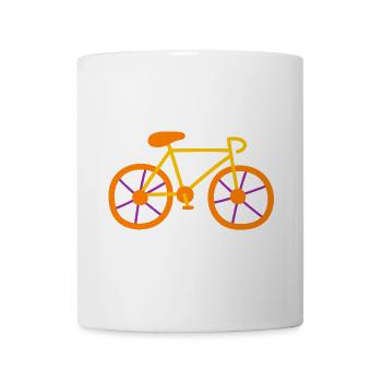 Bicycle Comic Kids Cycling Cycling Road Bike Colorful - Mug - white - Front