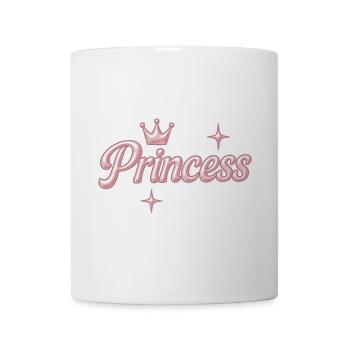 Prinzessin / Princess / Chrome Y2K Design - Tasse - Weiß - Vorne