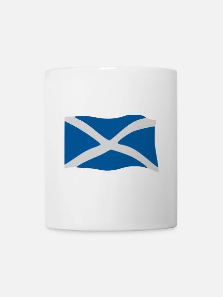 Schottland Fahne - Tasse - Weiß