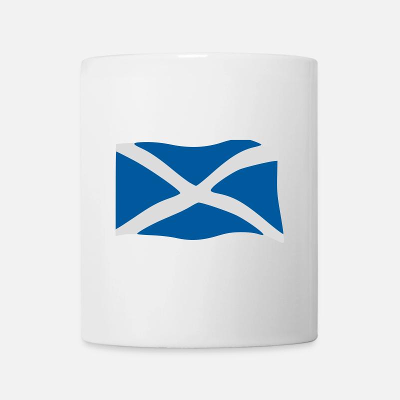 Schottland Fahne - Tasse - Weiß