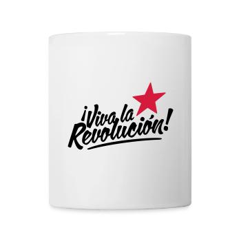 viva la revolucion - revolution! - Tasse - Weiß - Vorne