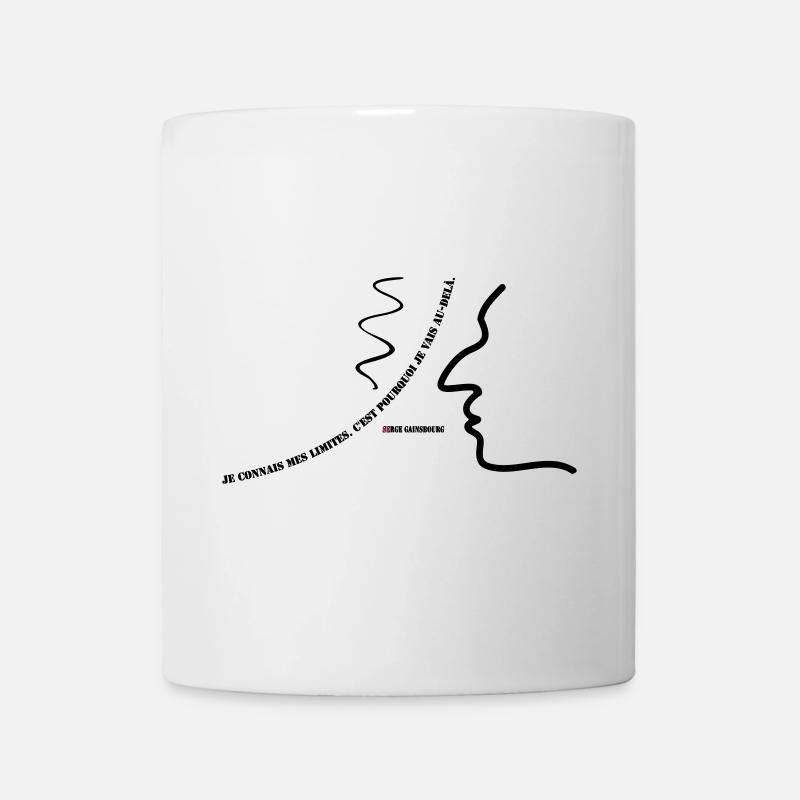 Citation de Gainsbourg - Mug blanc - blanc