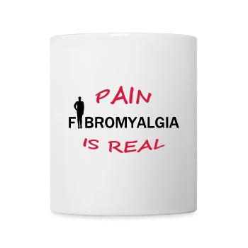 Fibromyalgia - Pain is real Geschenk - Tasse - Weiß - Vorne