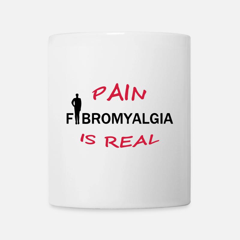 Fibromyalgia - Pain is real (Fibromyalgie) - Mug - white