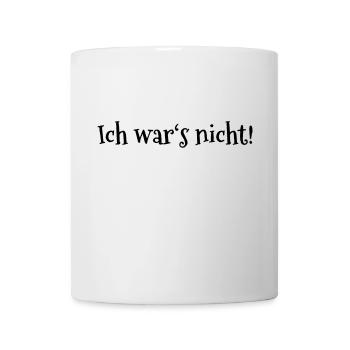 Ich war's nicht! - Tasse - Weiß - Vorne