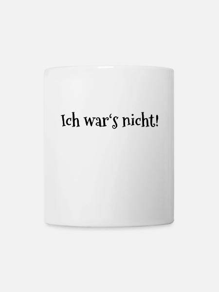 Ich war's nicht! - Tasse - Weiß