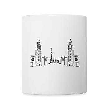 Frankfurter Tor Berlin - Tasse - Weiß - Vorne