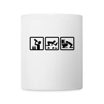 alcohol - l'alcool v2 - Mug blanc - blanc - Devant