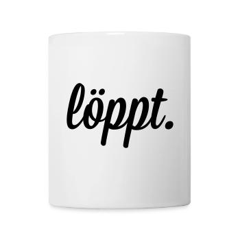 löppt - Tasse - Weiß - Vorne