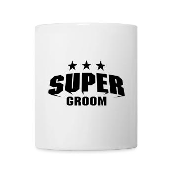 Super Groom - Mug blanc - blanc - Devant