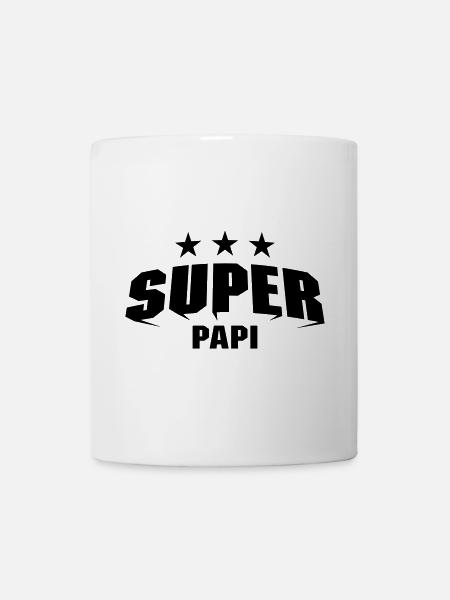 Super Papi - Tasse - Weiß