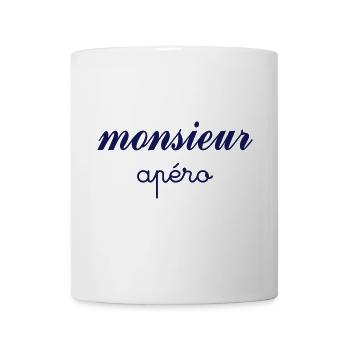 Monsieur Apéro - Mug blanc - blanc - Devant