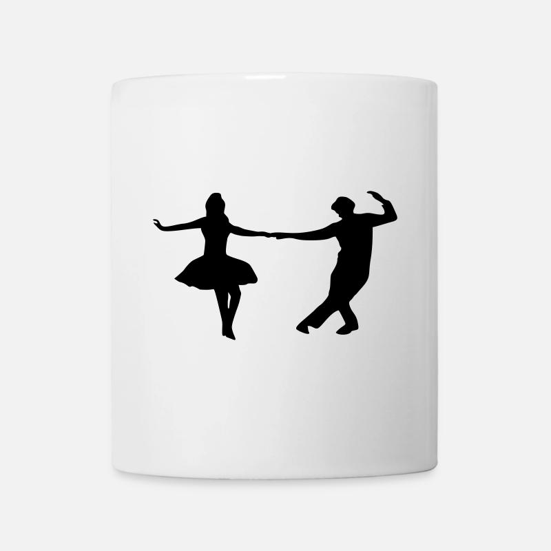 dancing couple - Mug blanc - blanc