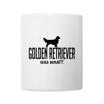 GOLDEN RETRIEVER was sonst - Tasse - Weiß - Vorne