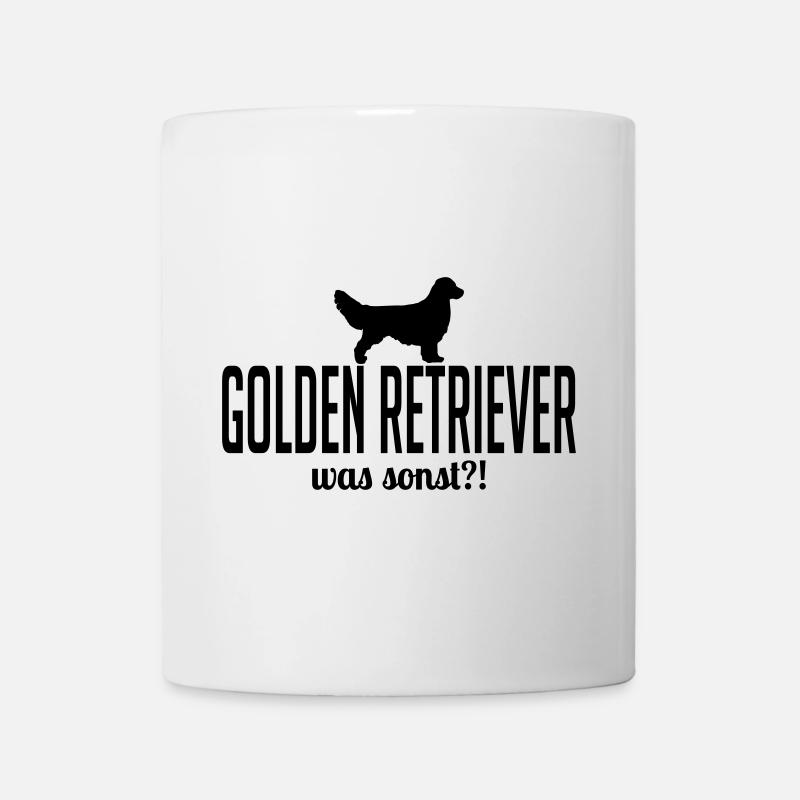 GOLDEN RETRIEVER was sonst - Tasse - Weiß
