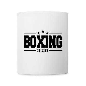 Boxen ist das Leben 1 / Boxen ist Leben - Tasse - Weiß - Vorne