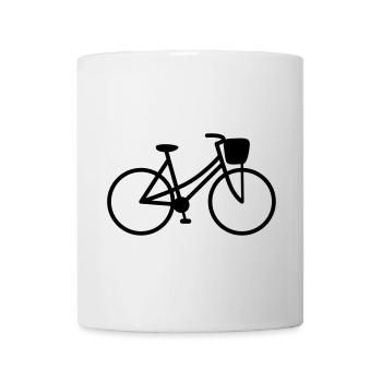 Damenfahrrad | Fahrrad | Lady's bicycle | Bicycle - Mug - white - Front