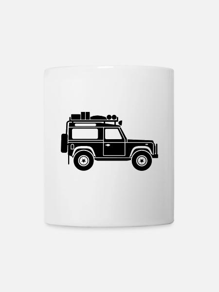 Defender D90 Expedition - Tasse - Weiß