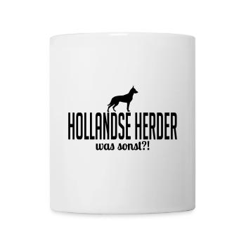 HOLLANDSE HERDER was sonst Hundespruch Wilsigns - Tasse - Weiß - Vorne